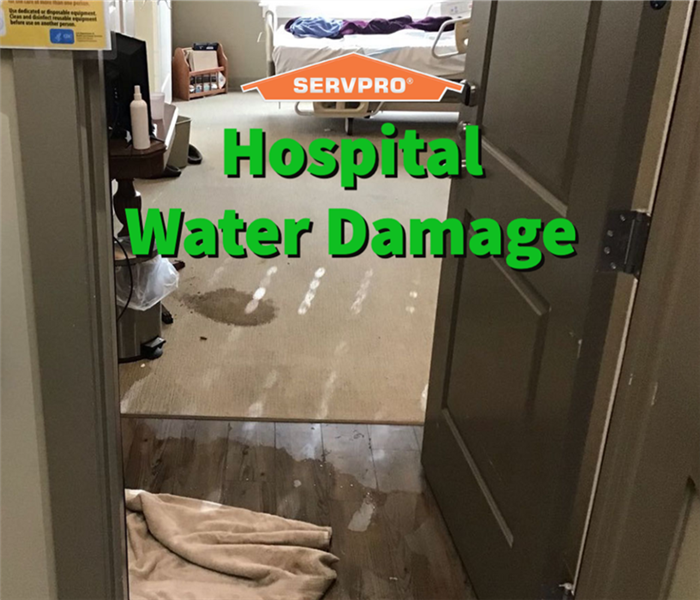 Hospital water damage in a Dayton hospital.